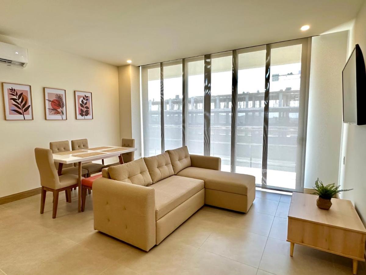 Apartamento En Condominio De Lujo Morros Zoe, Frente Al Mar Con Salida Directa A La Playa, En Serena Del Mar Cartagena De Indias — Fotos 1